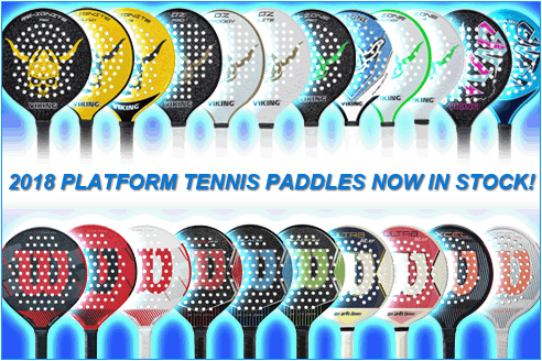 2018 Platform Tennis Paddles